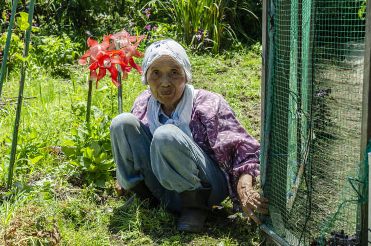 305 - Ruta Nakasendo - Magome-Tsumago - campesina japonesa
